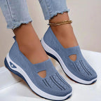Slip On Walking Shoes for Women in Sky Blue