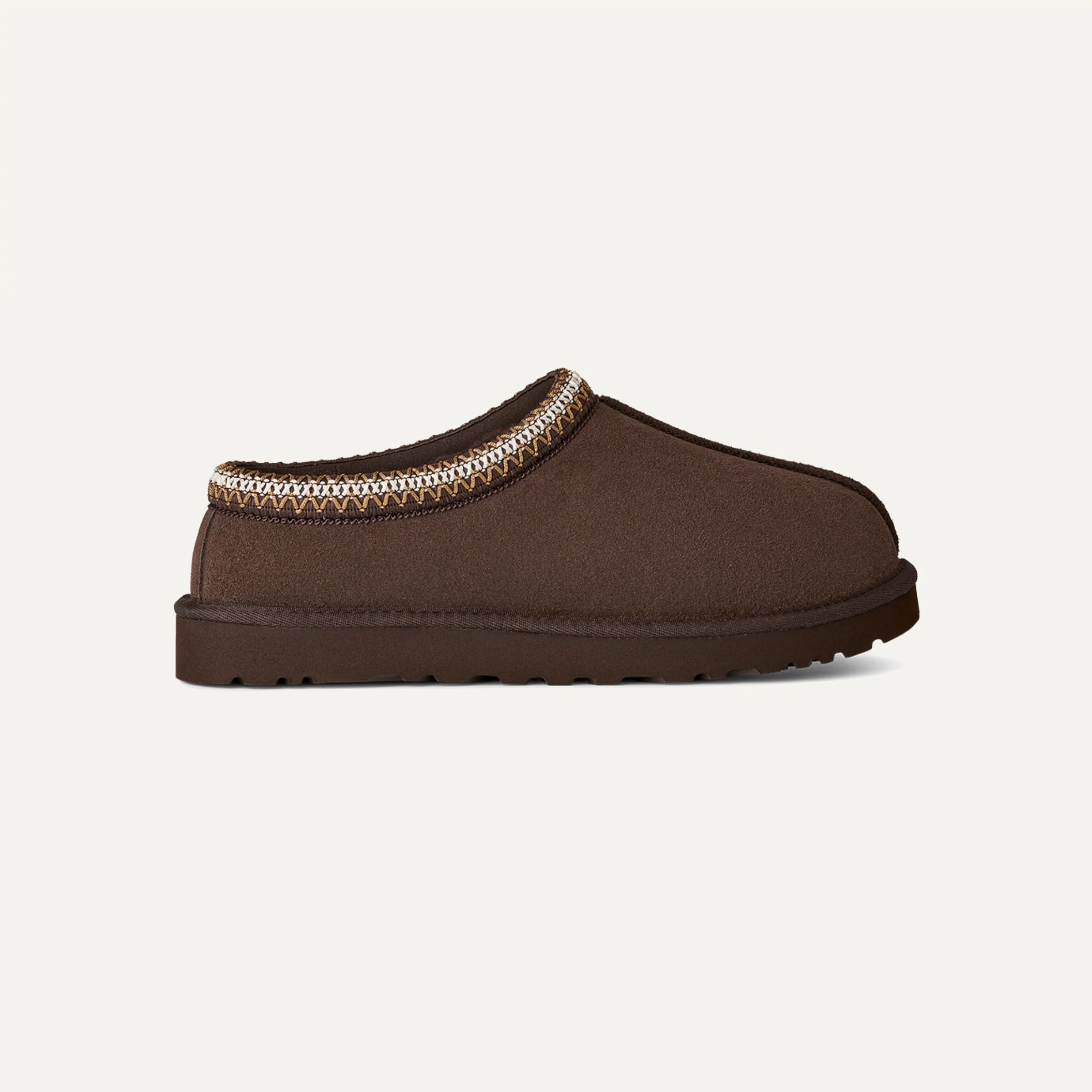 Slip-on house slippers in Mocha