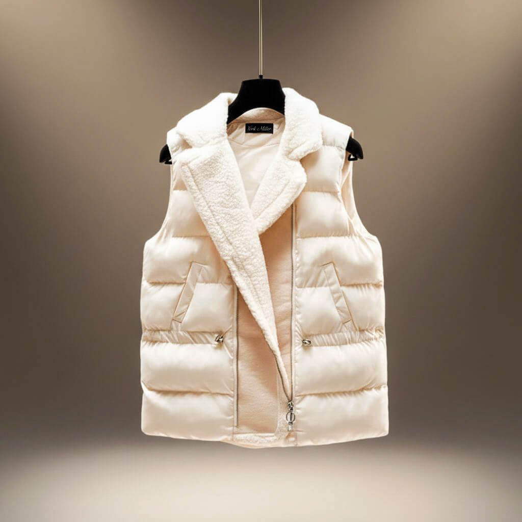 Wool Blend Matching Set for Women — the knit vest on its own