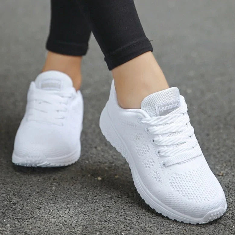 Wide Toe Box Shoes for Women — front view on model