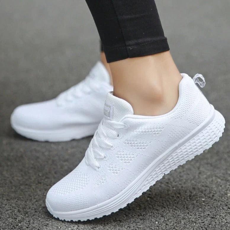 Wide Toe Box Shoes for Women — back view showing the fit