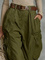 Parachute Pants for Women — front view of the full garment