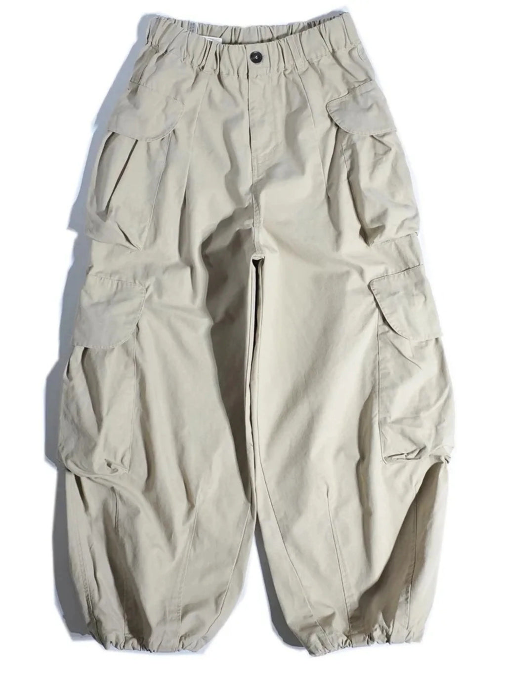 Parachute Pants for Women — close-up of the elastic waistband