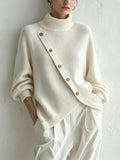 Additional photo of the Oversized Turtleneck Sweater for Women (sweaters), view 1